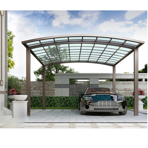 Arched Metal Cochera Shelter Tettoia Parcheggio Auto Car Parking <b>Garage</b> - Product Image 1