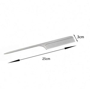 <b>Creative</b> <b>Gift</b> Long Handle Metal Rat Tail Comb With Custom LOGO - Product Image 4