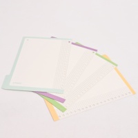 Cahier de bricolage A4 A5 B5 Journal reliure à feuilles mobiles recharge feuilles de papier accessoires pour planificateur carnet de notes