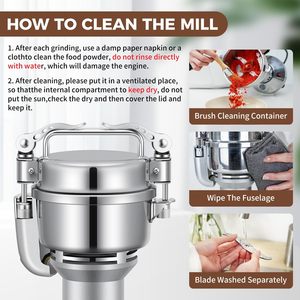 Molino <span class=keywords><strong>de</strong></span> Granos Comercial CHANG QING <span class=keywords><strong>de</strong></span> 150 g, <span class=keywords><strong>Molinillo</strong></span> Eléctrico <span class=keywords><strong>de</strong></span> Especias <span class=keywords><strong>de</strong></span> 650 W, <span class=keywords><strong>Molinillo</strong></span> Seco <span class=keywords><strong>de</strong></span> Acero Inoxidable para Trigo y Granos <span class=keywords><strong>de</strong></span> Café - Product Image 5