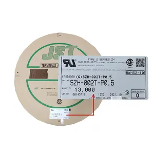 Connecteur JST de carte PCB d'origine SZH-002T-P0.5 SZH-003T-P0.5 borne femelle 26-28 AWG à vendre