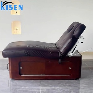 Kisen High-quality Luxury Spa <b>Bed</b> Electric Adjustment Multi Purpose Beauty Massage <b>Bed</b> for SPA Shop <b>Lash</b> Chair - Product Image 2