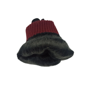 Guantes de punto a rayas de invierno unisex para deportes al aire libre y viajes, mitones de pantalla táctil para juegos de teléfonos inteligentes, esquí y ciclismo, mantener el calor - Product Image 6