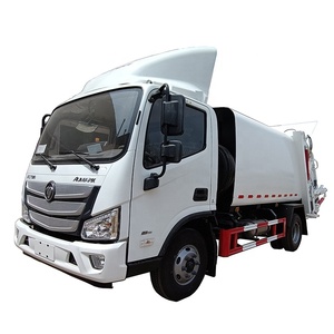 <span class=keywords><strong>Camion</strong></span> <span class=keywords><strong>poubelle</strong></span> à compression hydraulique FOTON 4*2 4.5cbm diesel de qualité supérieure avec réservoir d'eaux usées Vente d'usine d'origine en Chine - Product Image 1