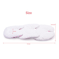 Coussin de siège de sécurité pour panier de bébé en fibre de polyester respirant, amovible et multicolore, double usage poussette et siège auto pour nourrisson