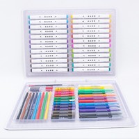 Haute qualité 79 pièces papeterie Art marqueurs ensemble enfants lavable Double tête marqueur multi-fonction peinture Kit