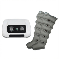 Bottes de compression d'air pour le drainage lymphatique, machine de thérapie de compression des jambes, idéales pour la maison, le bureau, le salon, la clinique