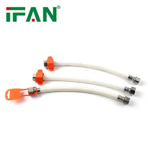 IFAN Tapa de núcleo de latón Manguera trenzada de nailon Manguera flexible de nailon para agua