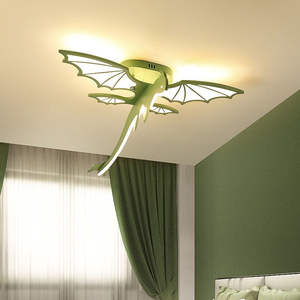 Lustre acrylique pour chambre de garçon <span class=keywords><strong>Plafonnier</strong></span> <span class=keywords><strong>dinosaure</strong></span> de dessin animé de protection des yeux pour chambres d'enfants - Product Image 3