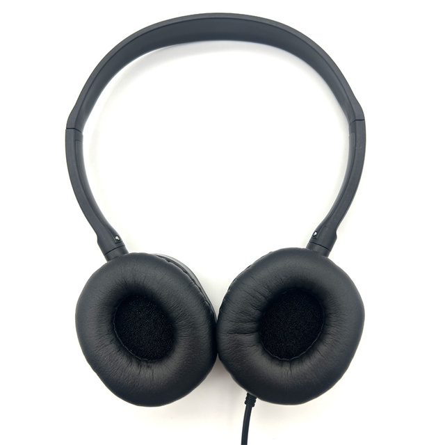 Wholesaler Professional Radio HT-003 Headset Over Ear on Ear Wired Headphone Noise Cancelling Headphones With Microphone