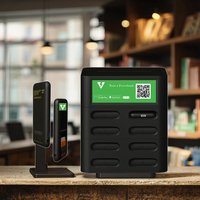 Station de recharge de téléphone portable commerciale pour restaurant, distributeur automatique de batteries externes pour hôtel, station de recharge de batteries externes pour hôtel
