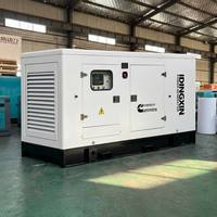Générateurs diesel silencieux Cummins de 80 kW 100 kVA, triphasés, pour usage industriel, avec AVR, faible consommation de carburant