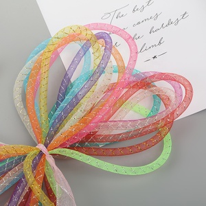 8mm, plusieurs tailles, leurre de pêche, cordon brillant, banderole Flash, <span class=keywords><strong>tresse</strong></span> synthétique, matériaux d'attache à la mouche, Tube creux holographique en Mylar - Product Image 3