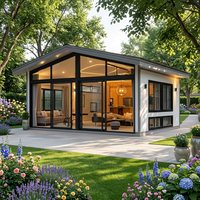 Conteneur mobile préfabriqué moderne, pour salle d'activités, cuisine, bureau, micro-hôtel de luxe, villa, maison d'hôtes, maison de vacances, véranda de parc, garantie 3 ans