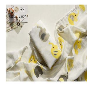 <span class=keywords><strong>Amazon</strong></span> New Design Custom Print 100% Cotton Blanket Baby Muslin Swaddle Mantas - Product Image 6