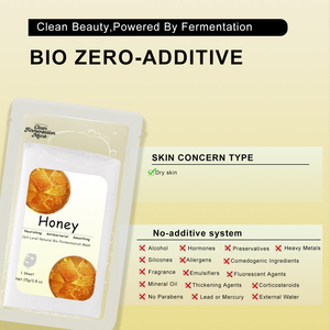 Masque facial en feuille de miel fermenté à marque privée OEM ODM, naturel, biologique, sans conservateur, hydratant, anti-rides, soin de la peau - Product Image 4