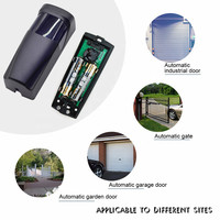 Sensor Infrarrojo Inalámbrico YET610C, Sensor Infrarrojo de Haz Único, Fotocélula, Accesorios para Abridores de Puertas de Garaje, Puertas y Ventanas