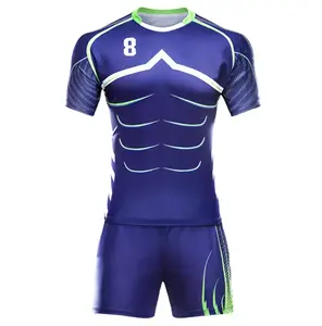 Camisetas de Rugby personalizadas, ropa de Rugby, sublimación, uniforme
