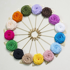 Nova Flor de Peito Coreana de Rosa Multicamadas Estéreo para Casamento, Acessório para Gola de Terno e Vestido - Product Image 3