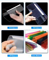 Boîte en plastique transparente personnalisée en gros, petite boîte en PET, boîte d'emballage avec impression colorée, usine de fabrication