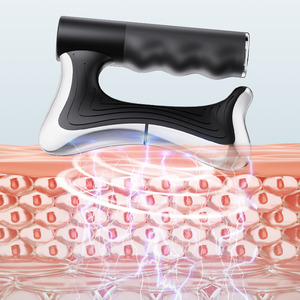 Pistola per Massaggio a Percussione Senza Fili con Riscaldamento per Tessuti Profondi, Mini Massaggiatore Fasciale per <span class=keywords><strong>Gambe</strong></span>, Mani, Collo, Piedi, Braccia e Corpo - Product Image 5