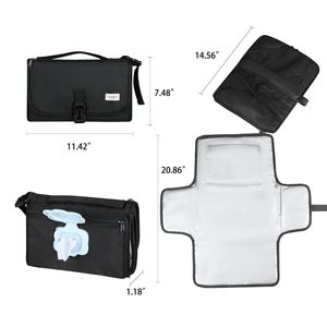 Échantillon gratuit, prix de gros compétitif, tapis à langer de voyage imperméable personnalisé, tapis à langer portable pour bébé - Product Image 4