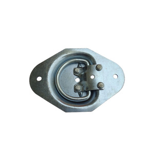 PPE Series Recessed Rope Ring 2 Inch Oval Disc With D Ring Anchor For Construction PPE-13 - Product Image 2