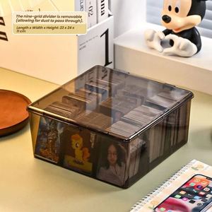 Game <b>Card</b> Storage Box with Detachable Compartments, Capacity <b>Card</b> Box, Data Cable Sorting, Transparent Drawer Style - Product Image 2