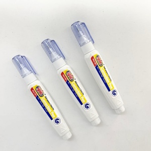 ปากกาแก้ไขข้อความชนิดน้ำหมึกแห้งเร็ว ปลอดภัย ไม่เป็นพิษ สีขาว คุณภาพสูง หัวโลหะ ขายส่ง - Product Image 1