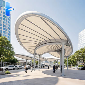 Auvent en membrane d'acier en PTFE/PVDF/PVC sur mesure, design moderne pour appartements, parkings, centres sportifs - Product Image 1