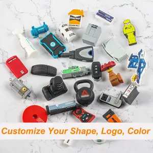 Usb Promo Gift Customized LOGO Design Shape Rubber 3D 8GB 16GB 3.0 Memory Stick Custom Cle Usb Flash Drive
