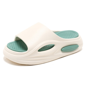 Sandales d'été pour couple, semelle souple, talon épais, résistantes à l'usure, pour hommes et femmes, vert avocat, blanc, taille 36 40 - Product Image 5