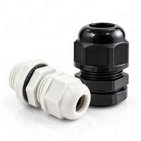 Presse-étoupe en nylon UL94 V-2 PG21 PG25 PG29, presse-étoupe en plastique PA66, presse-étoupe en polyamide pour l'automatisation industrielle