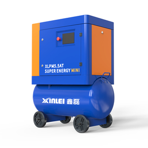 XLPM5.5AT נמוך רעש באיכות גבוהה מיני נייד סוג סיבובי בורג אוויר מדחס - Product Image 2