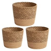 Paneer moule fausses fleurs panier suspendu extérieur noix de coco planteur 12 pouces petite corde de Jute Vietnam fait à la main mur enfants jouet tissé