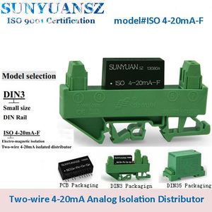 DIN-Schienen montierter <span class=keywords><strong>2</strong></span>-Draht-4-20-mA-Signalisolator Passiver, schleifen betriebener Sender für die SPS-Programmierung von Industries ensoren - Product Image 4