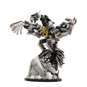 Funbuild juegos máquina ladrillos juguetes <span class=keywords><strong>Horizon</strong></span> Stormbird con soporte modelo bloques de construcción Robot juguete Mech bloque ladrillos juguete - Product Image 6