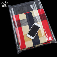 Sacs à T-shirts en BOPP autocollants écologiques, imperméables, gaufrés, de qualité alimentaire, pour emballage de vêtements, 100 pièces en gros
