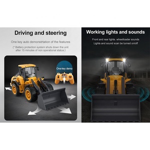 Camión Cargador RC Autorizado <span class=keywords><strong>Volvo</strong></span> L50H Double E E569-003, <span class=keywords><strong>Escala</strong></span> 1/16, Control Remoto 2.4G, Camión de Ingenierí<span class=keywords><strong>a</strong></span> con Pala - Product Image 3