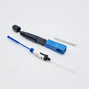 อะแดปเตอร์เชื่อมต่ออย่างรวดเร็ว SC/upc ต่อประกบเร็วใยแก้วนำแสงสำหรับ FTTH ที่ใช้ในเครือข่าย TCP WiFi Hot Melt SC ตัวเชื่อมต่ออย่างรวดเร็ว - Product Image 3