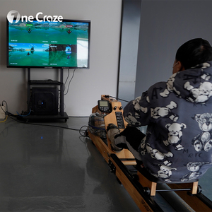 Simulateur de Rameur Interactif Commercial – Machine de Rameur de Compétition – Équipement de Jeu Sportif Interactif pour Centres de Fitness - Product Image 3