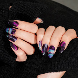 Selbstklebende Nagellackfolien, Nailart-Aufkleber, Nagel-Wraps, Sticker-Zubehör, Hübsche Gelnägel - Product Image 3