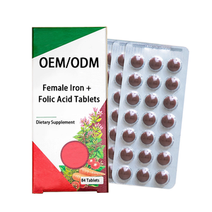 Nhãn Hiệu Riêng Thực Phẩm Cấp Dinh Dưỡng Bổ Sung Sắt Axit <span class=keywords><strong>Folic</strong></span> Với Đa-Vitamin Máy Tính Bảng Cho Người Lớn Và Phụ Nữ Mang Thai - Product Image 2