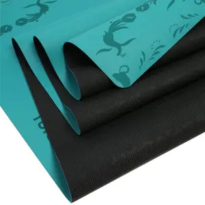 Umwelt freundliche Produkte Yoga und Pilates Anti-Rutsch-Fitness Matt Blue Frost PU Natur kautschuk Yoga Mat