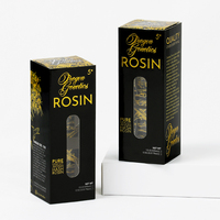 Boîte d'emballage cadeau de parfum en papier de luxe personnalisée avec fenêtre clairement en pvc et insert en papier