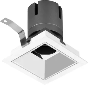 Lampu Sorot persegi desain unik pabrik aluminium ip44 9 12 15 watt langit-langit cob led bagian lampu sorot perumahan lampu sorot dapat disesuaikan