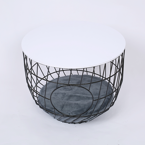 Table à manger de rangement Table basse élévatrice avec rangement Cage à chat pour table de canapé Meubles de salon Ensemble de canapés pour la maison Meubles - Product Image 6