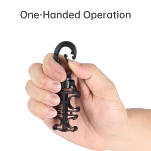 4‑Holes Scuba <b>Diving</b> <b>Regulator</b> Quick Release Buckle 360° Rotatable <b>Diving</b> Hose Keeper Clip For Underwater Breathing Hoses - Product Image 2