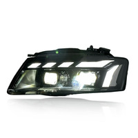 Phare de pièce de voiture automatique SJC pour Audi A5 2008-2012 Mise à niveau RS Style Nouveau phare LED Design