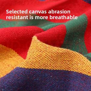 <span class=keywords><strong>Hamac</strong></span> de camping <span class=keywords><strong>en</strong></span> plein air durable pour adultes enfants chaise balançoire épaissie anti-basculement fonction de suspension chaise d'intérieur de patio <span class=keywords><strong>en</strong></span> coton - Product Image 4